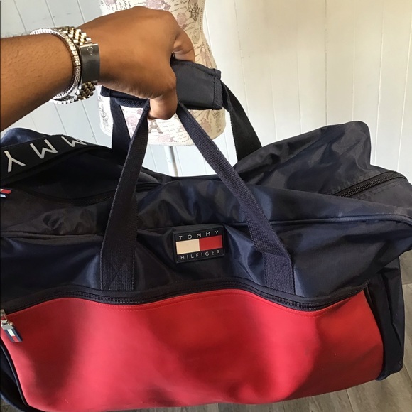 Tommy Hilfiger Other - Vintage Tommy Hilfiger Shoulder Duffle Bag